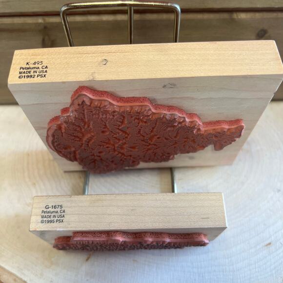 Rubber Stamp Christmas Tree 4.5” & Quote - Picture 4 of 4